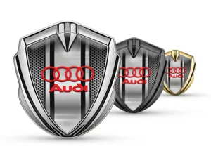 Audi Auto Car Badge Pro Style Stainless Steel Edge